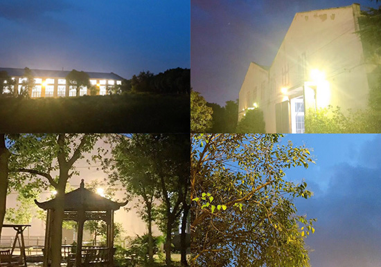 花園式廠區、綠樹成蔭、鳥語花香。原來的廠區的夜景是如此的美麗!
