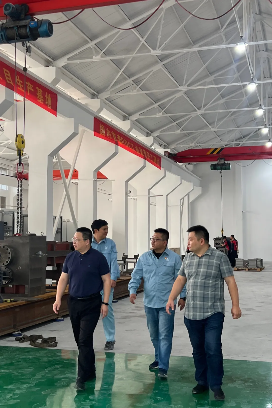 歡迎中石化李明豐董事長一行蒞臨康發指導