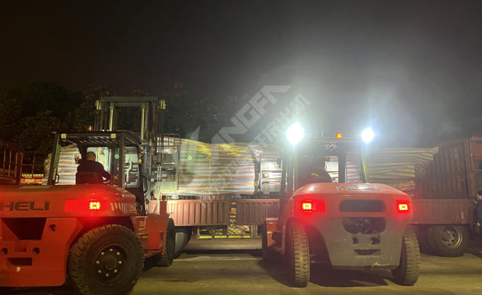 石科院廢塑料梯級減容高效液化脫氯（RDC）單元反應器通過出廠驗收 從南京康發雙螺桿擠出機工廠起運