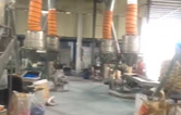 康發多年老客戶雙螺桿擠出機車間一角，有序生產，業務紅火！